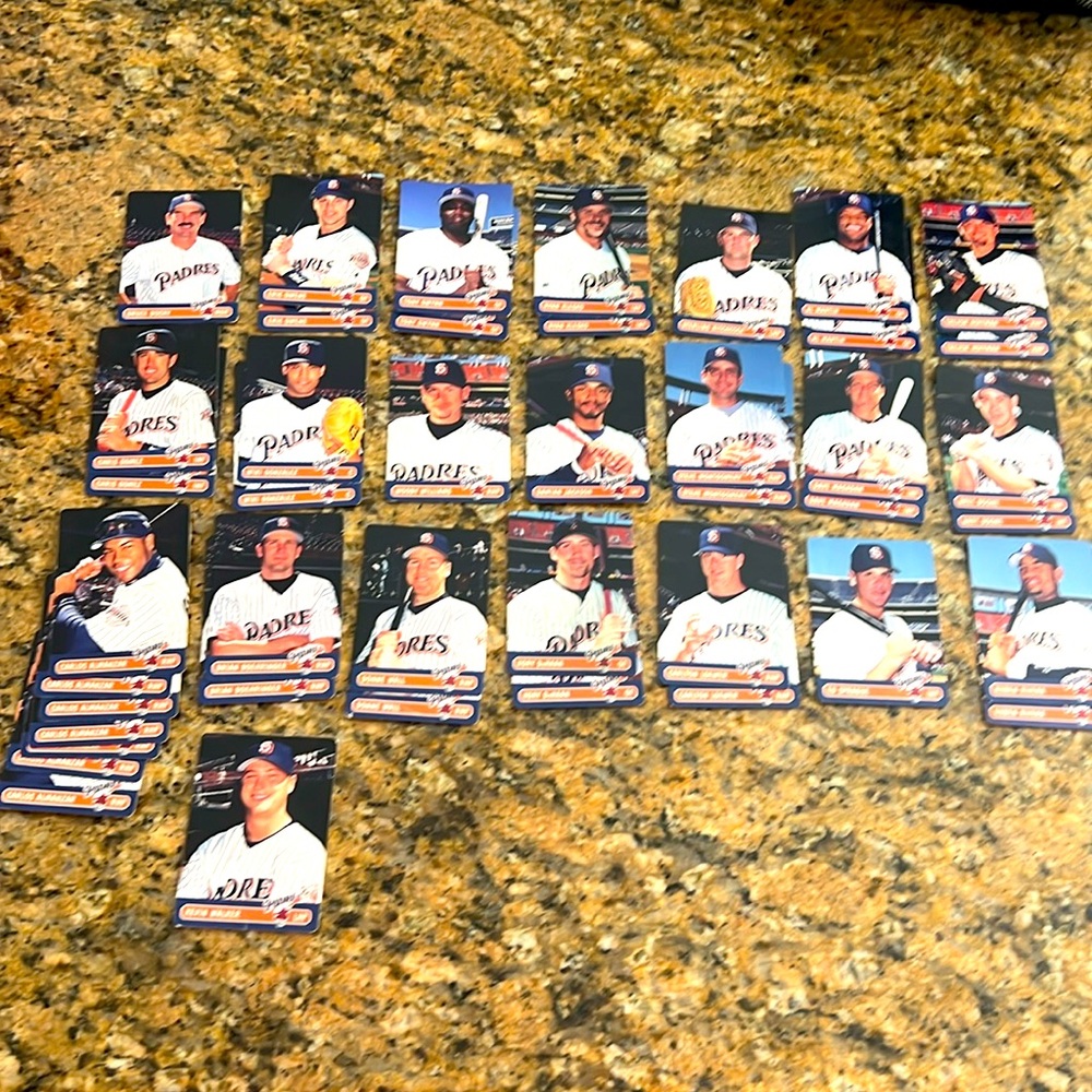 Keebler San Diego padres baseball club trading cards